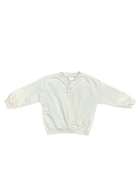 Zara Henley Light Green Sweatshirt Size 3-4